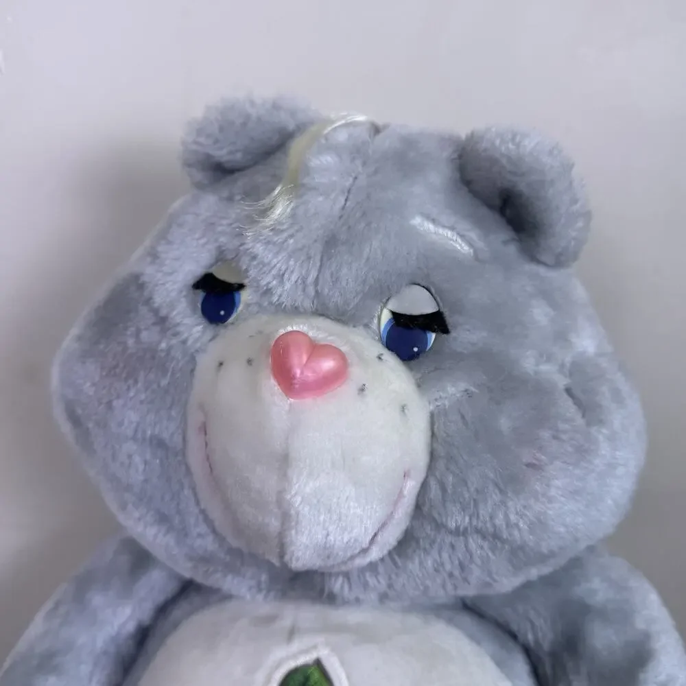 Vintage 1983 Kenner Care Bears Grams BEAR 15" Plush Grandma Gran Gray - Picture 2 of 7
